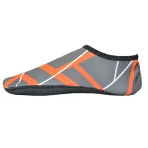 1 Pair Outdoor Snorkeling Non-Slip Soft Bottom Beach Diving Socks, Size: 32-33(Gray Orange)