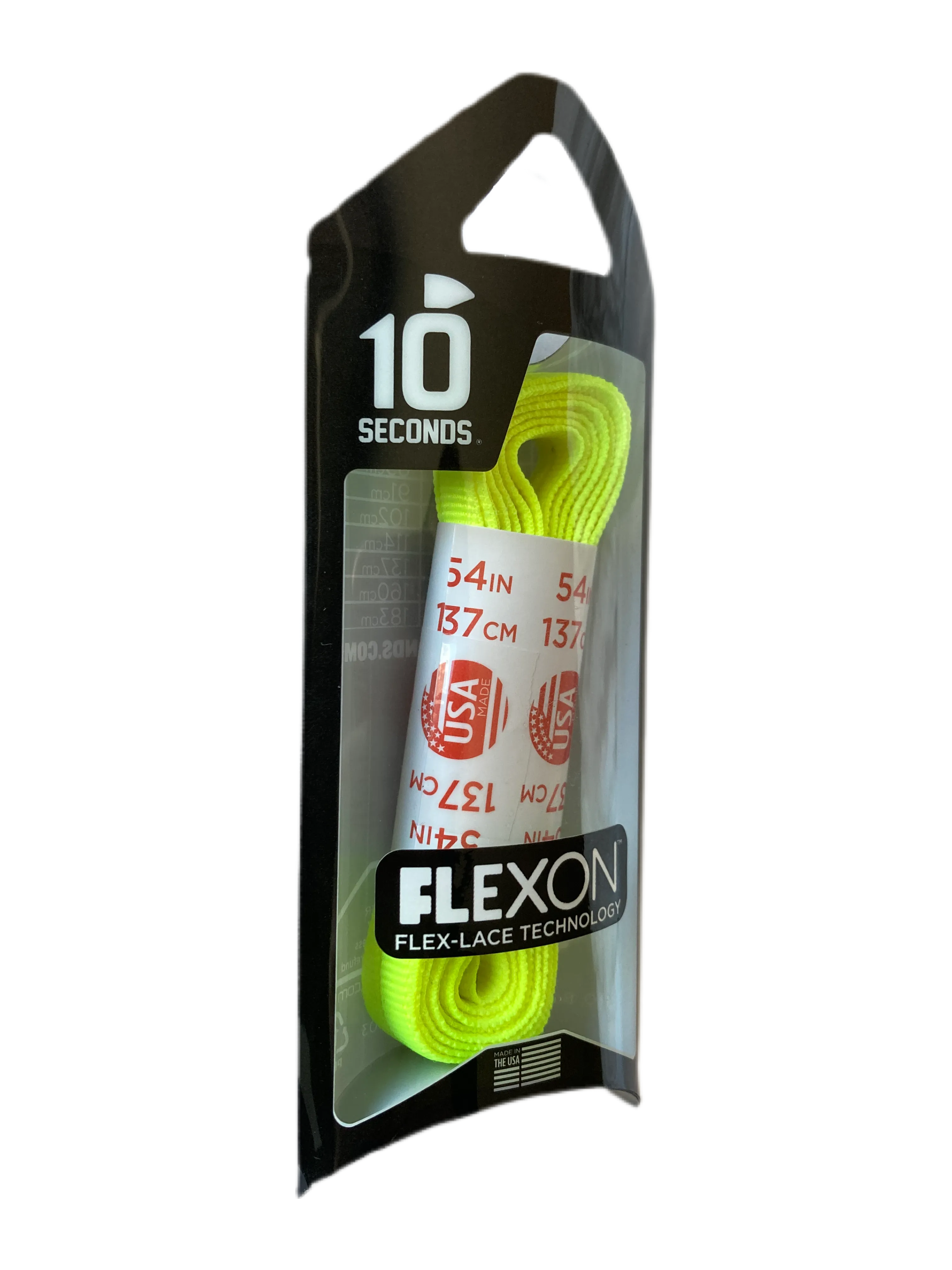 10 Seconds ® Flexon ™ Laces | Neon Yellow