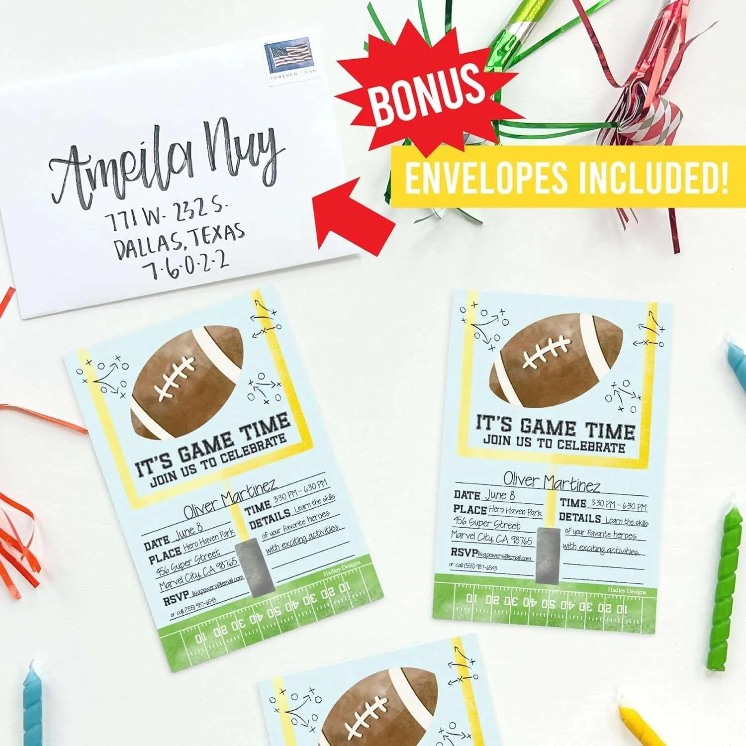 15 Football Birthday Invitations For Boys - Sports Birthday Invites For Boy, Football Birthday Party Invitations For Boys Birthday Invitations, Boy Birthday Invitations, Invitations For Birthday Party