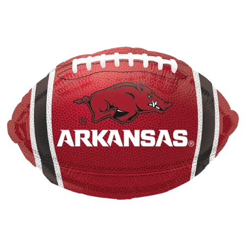 17" Anagram Arkansas Razorback College Football Foil Balloon | Buy 5 Or More Save 20%