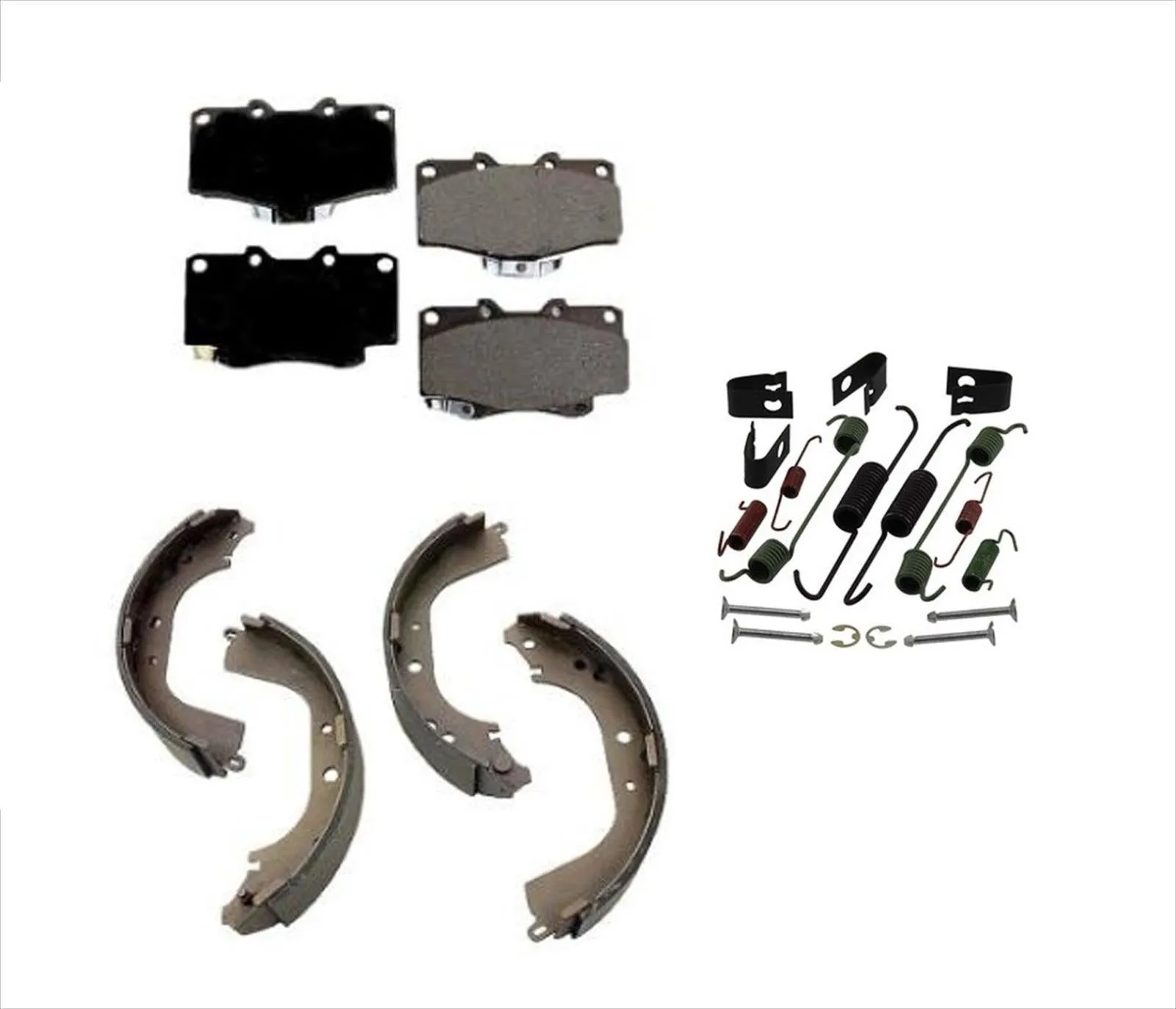 1999- 2005 Grand Vitara Front Ceramic Pads & Organic Brake Shoes