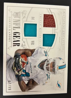 2014 Panini National Treasures #309 Jarvis Landry