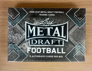 2022 Leaf Metal Draft Football Hobby Box