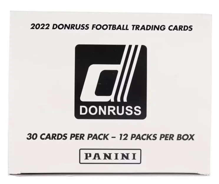 2022 Panini Donruss Football Jumbo Value 12-Pack Box