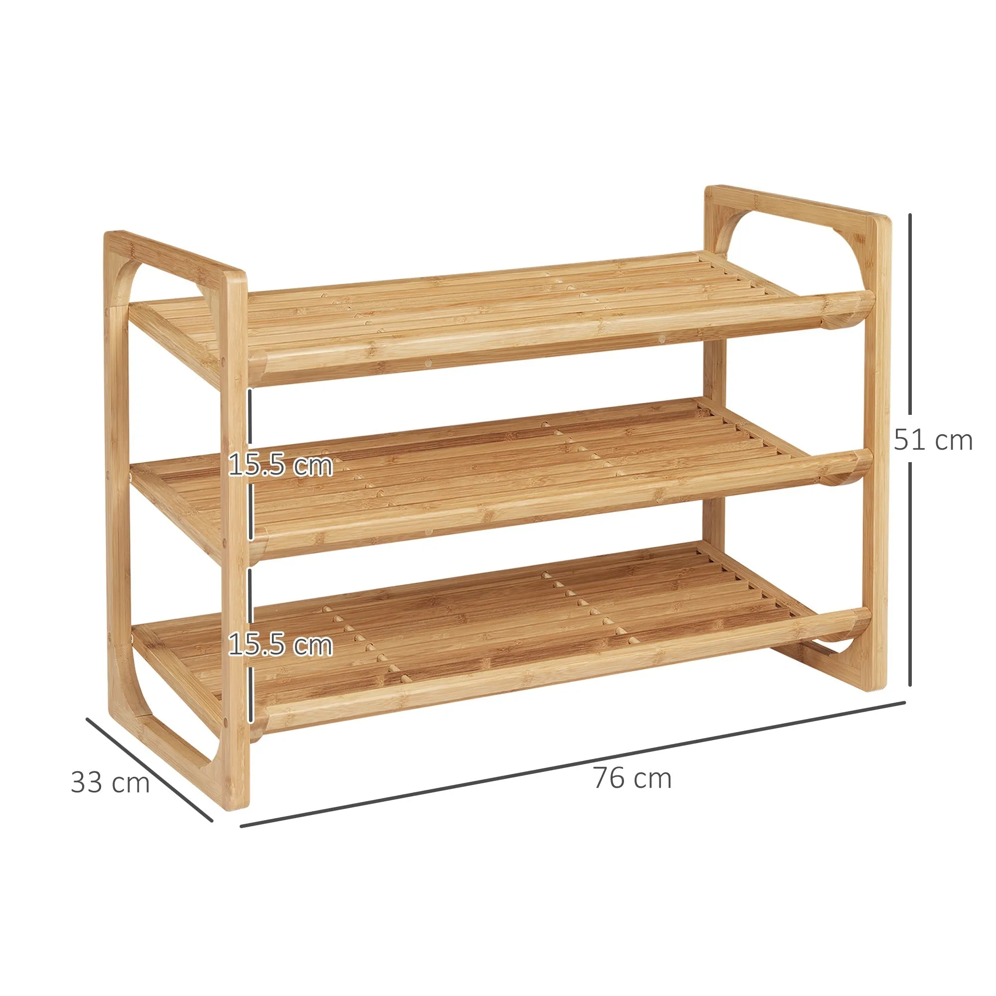 3-Tier Shoe Rack