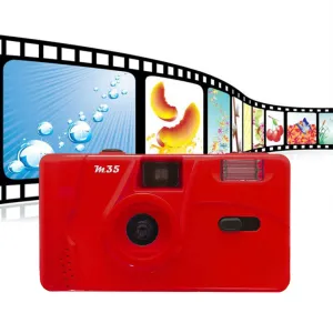 35mm Reusable Old Camera Non-Disposable Retro Old Film Camera Vintage Portable With Flash