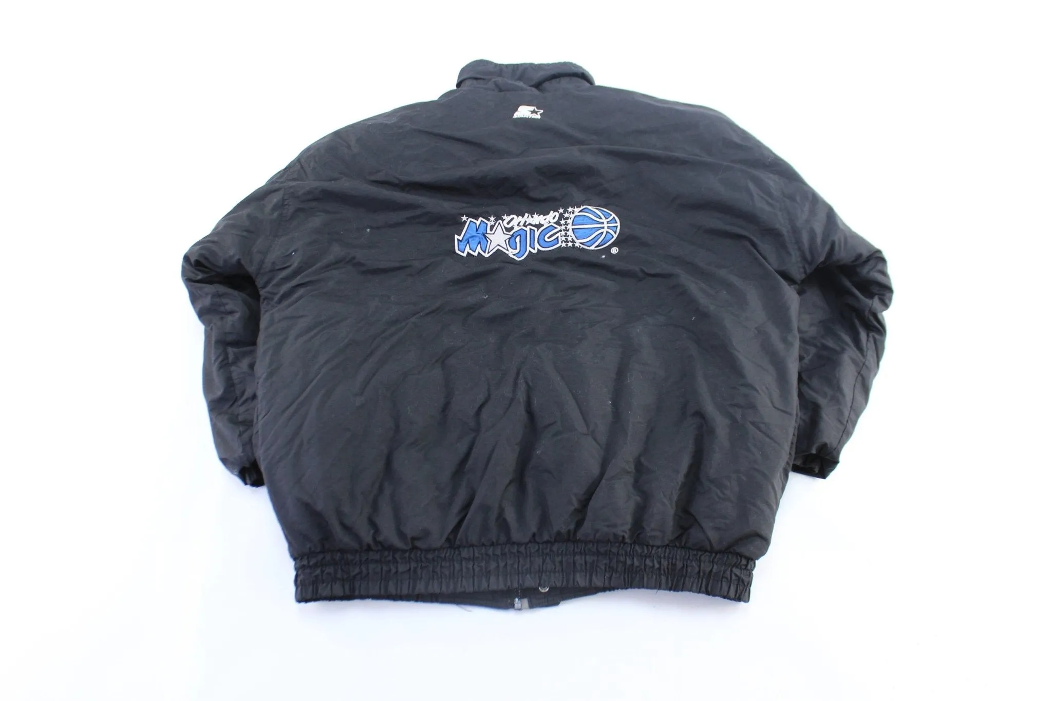 90's Orlando Magic Embroidered Starter Zip Up Jacket