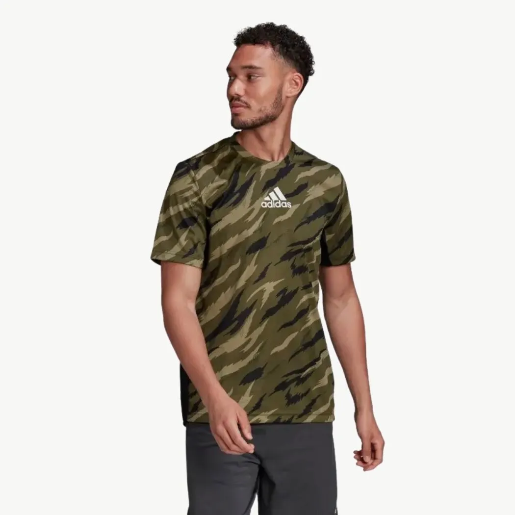 adidas AEROREADY Feelstrong Camo Sports Men's Tee