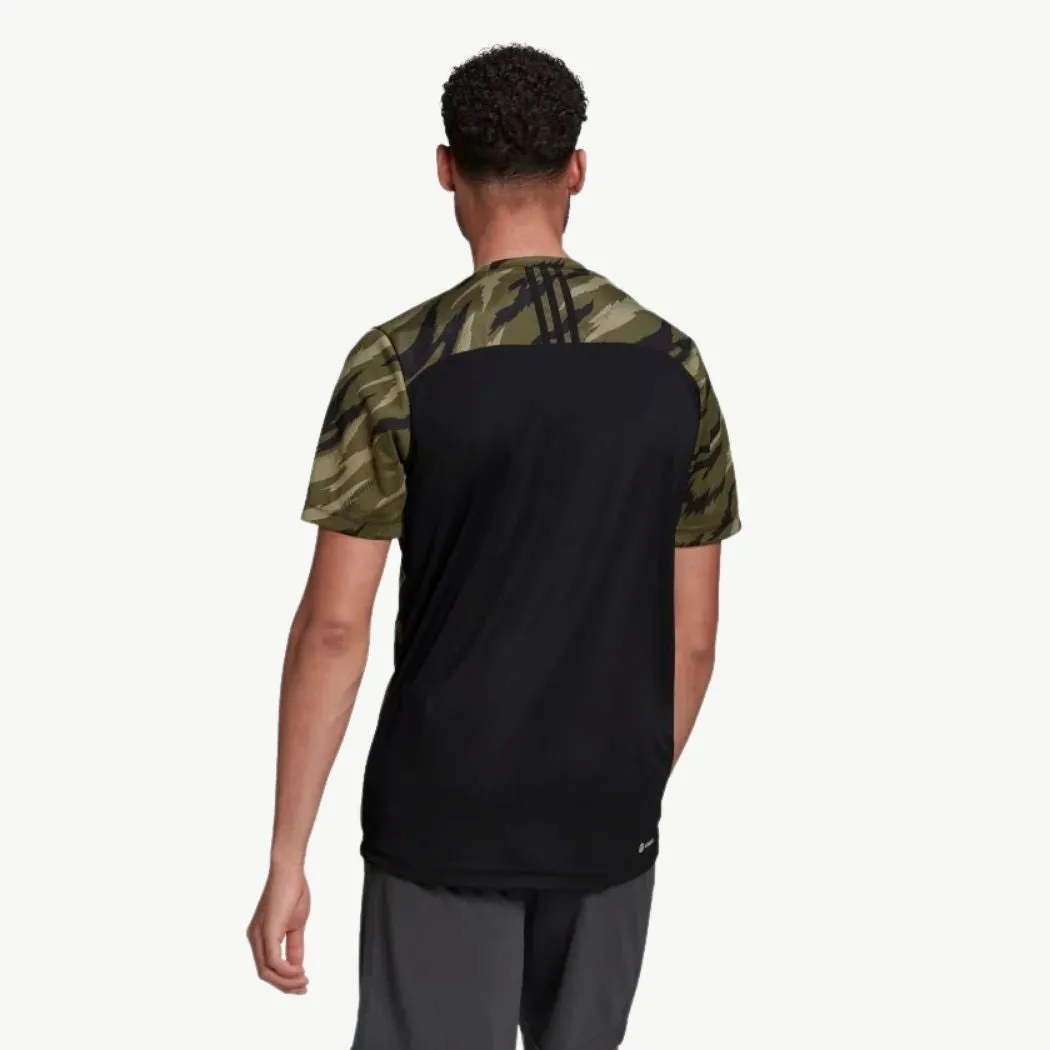 adidas AEROREADY Feelstrong Camo Sports Men's Tee