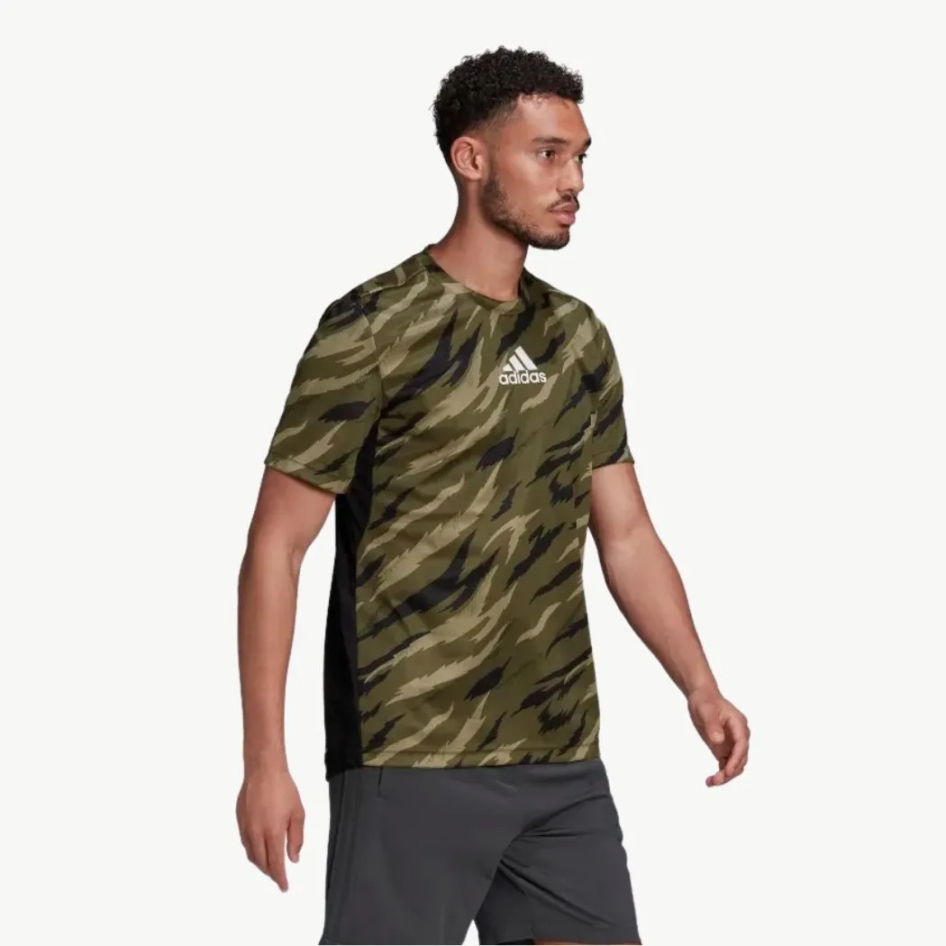 adidas AEROREADY Feelstrong Camo Sports Men's Tee