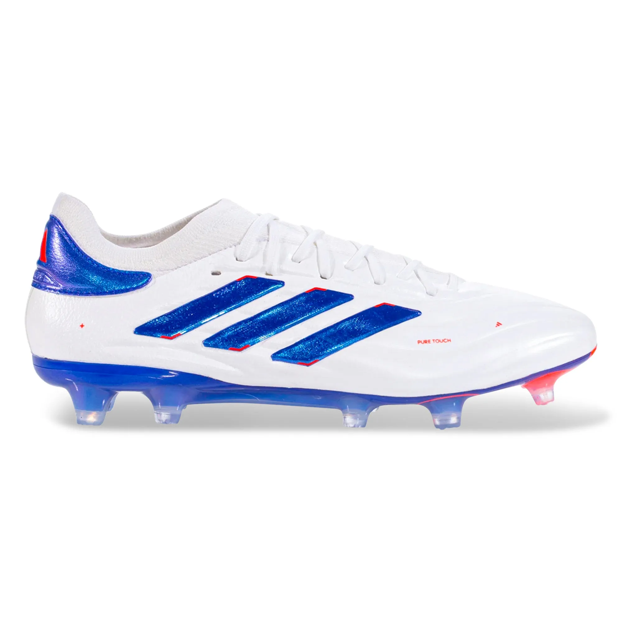 adidas Copa Pure 2 Elite FG (White/Lucid Blue/Solar Red)