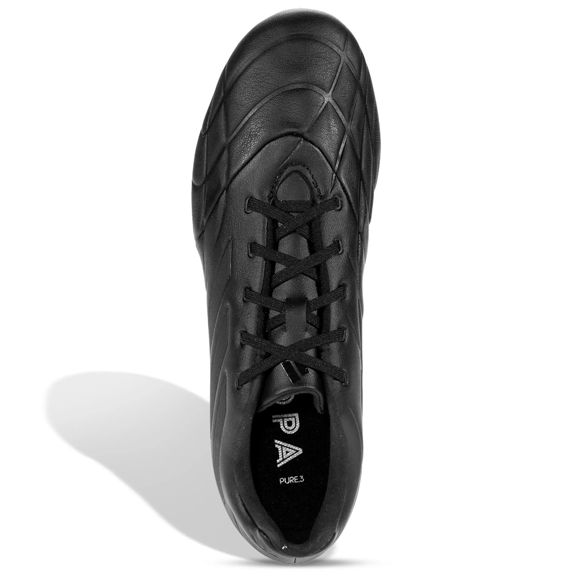 adidas Copa Pure.3 Firm Ground Soccer Cleats (Core Black/Black)