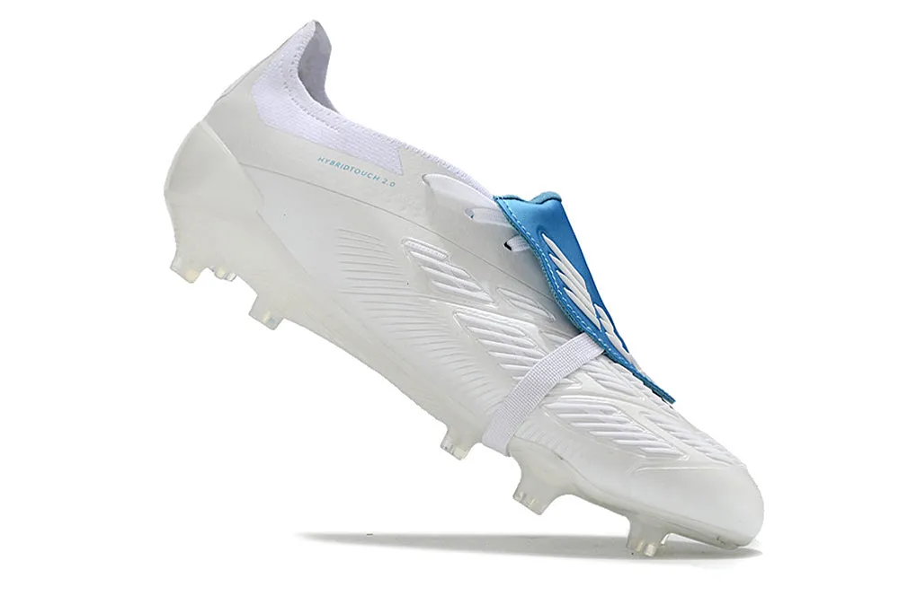 Adidas Predator Accuracy  Shoes - White | Metallic Blue - FREE SHIPPING WORLDWIDE