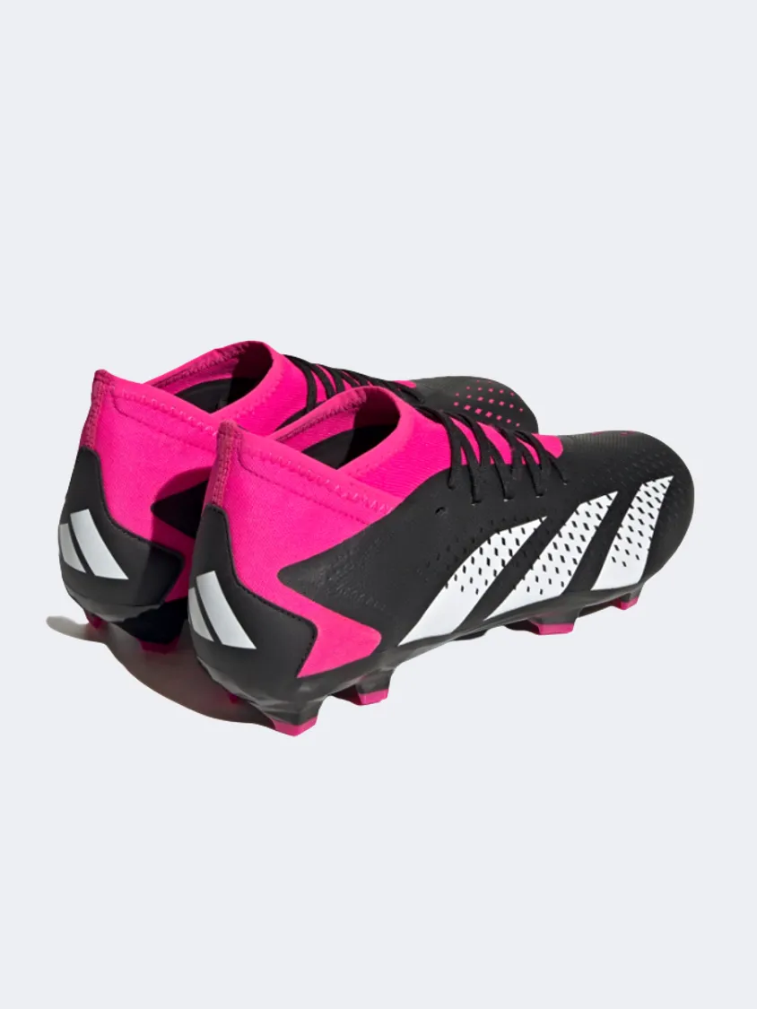 Adidas Predator Accuracy.3 Firm Ground Men Football Shoes Black/Pink