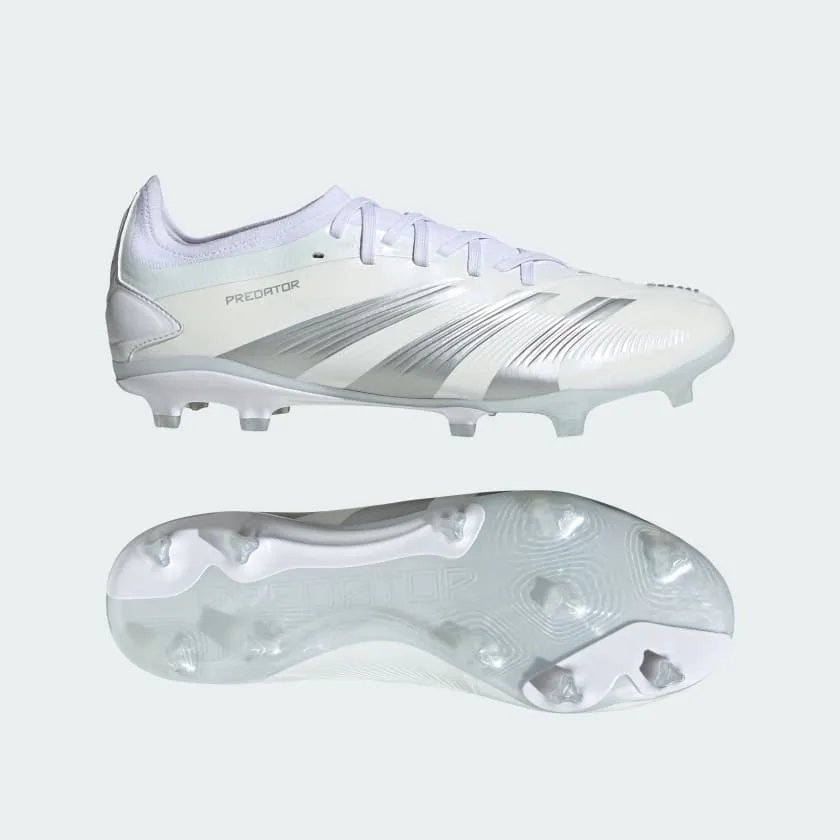 ADIDAS PREDATOR PRO FG - MENS - WHITE/SILVER