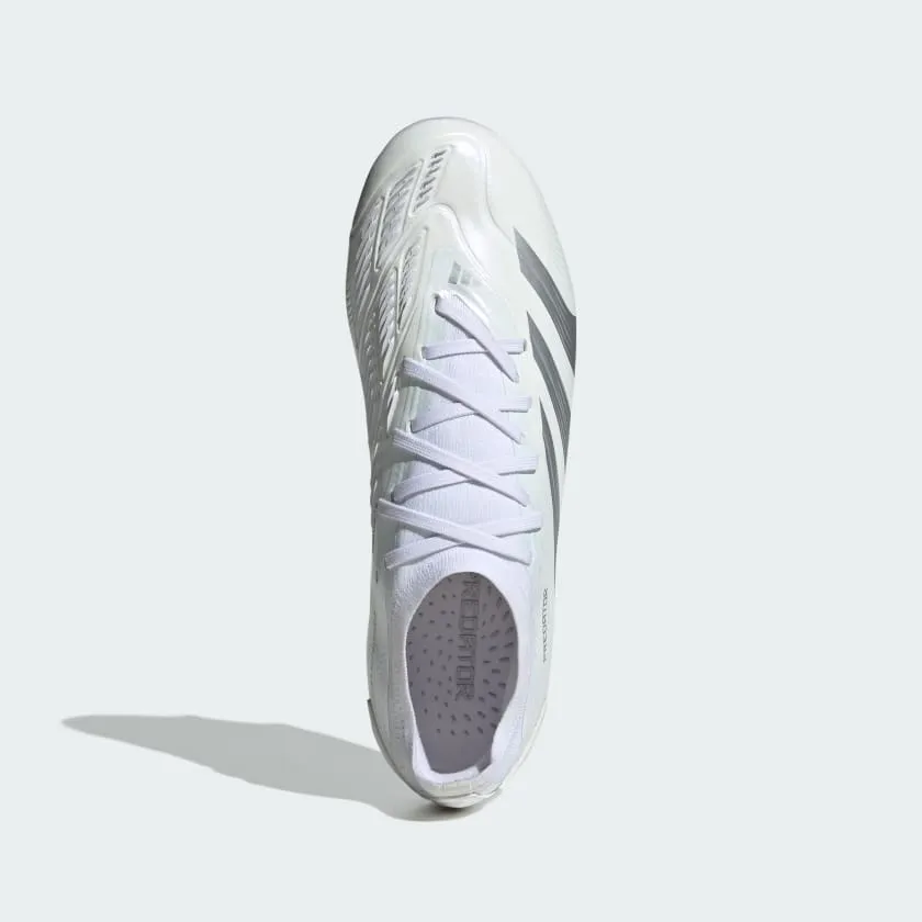 ADIDAS PREDATOR PRO FG - MENS - WHITE/SILVER