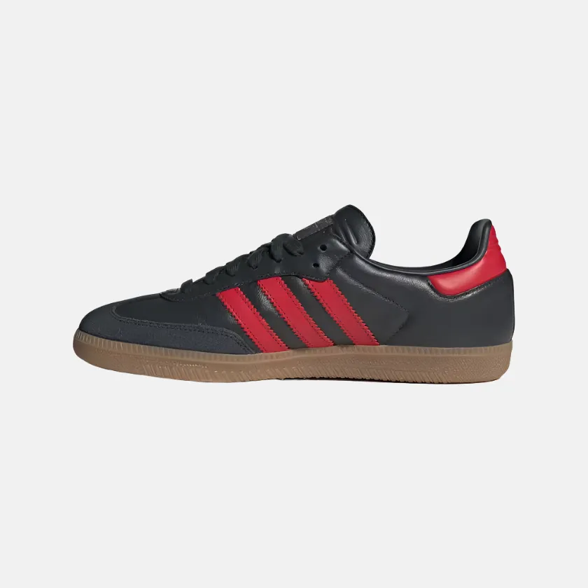 Adidas Samba OG Men's Lifestyle Shoes -Carbon/Better Scarlet/Gum