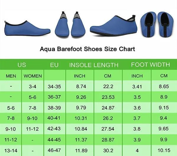 Adoring Math Aqua Barefoot Shoes