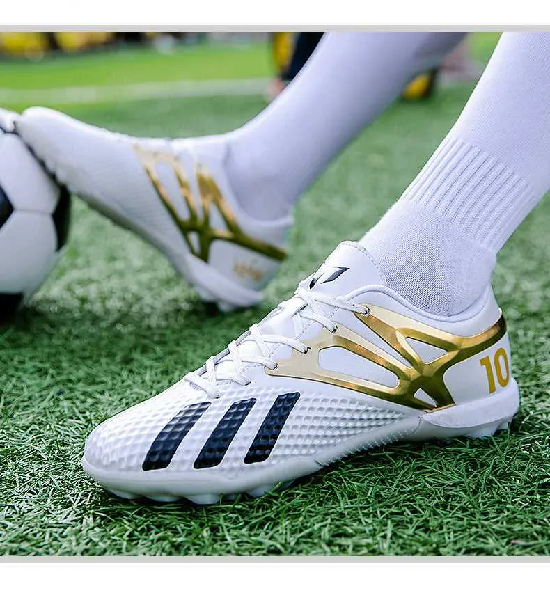 Adult and Kids' Low-Top Soccer Cleats, Training