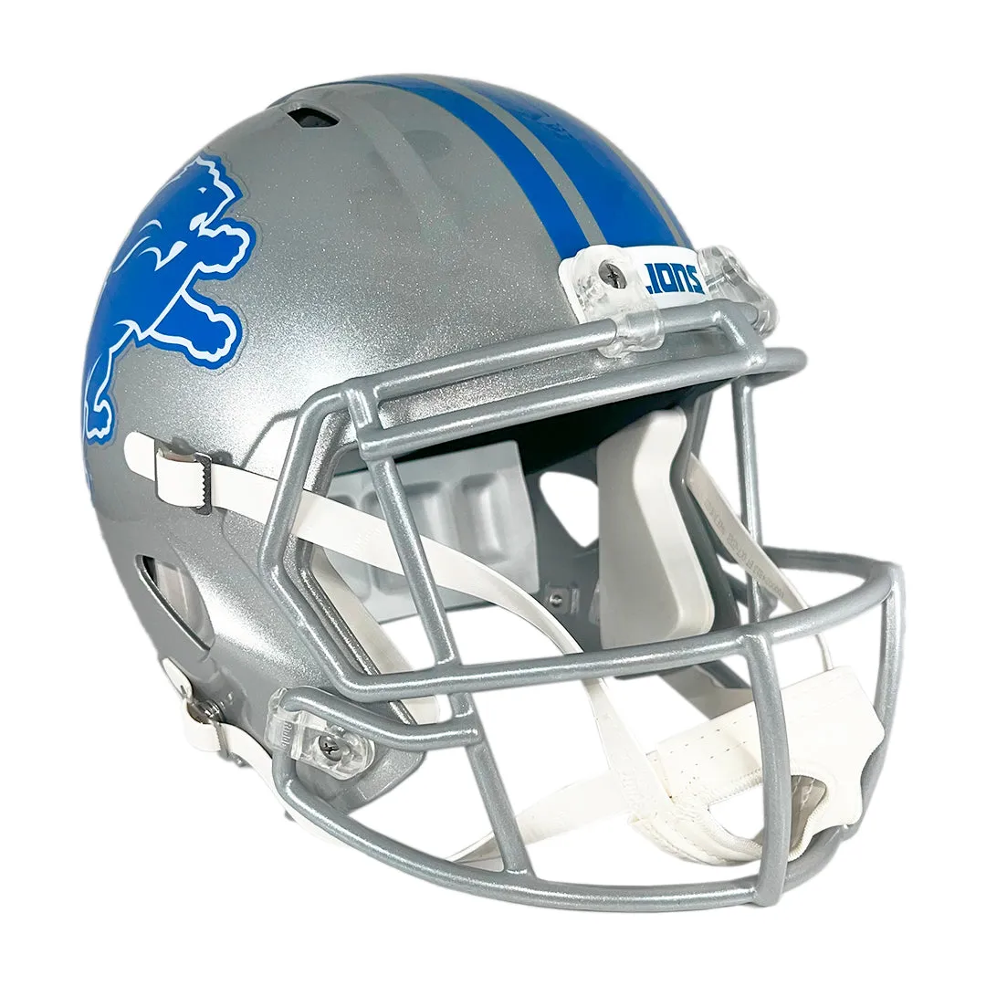 Aidan Hutchinson Signed Detroit Lions Speed Full-Size Replica Football Helmet (Beckett)