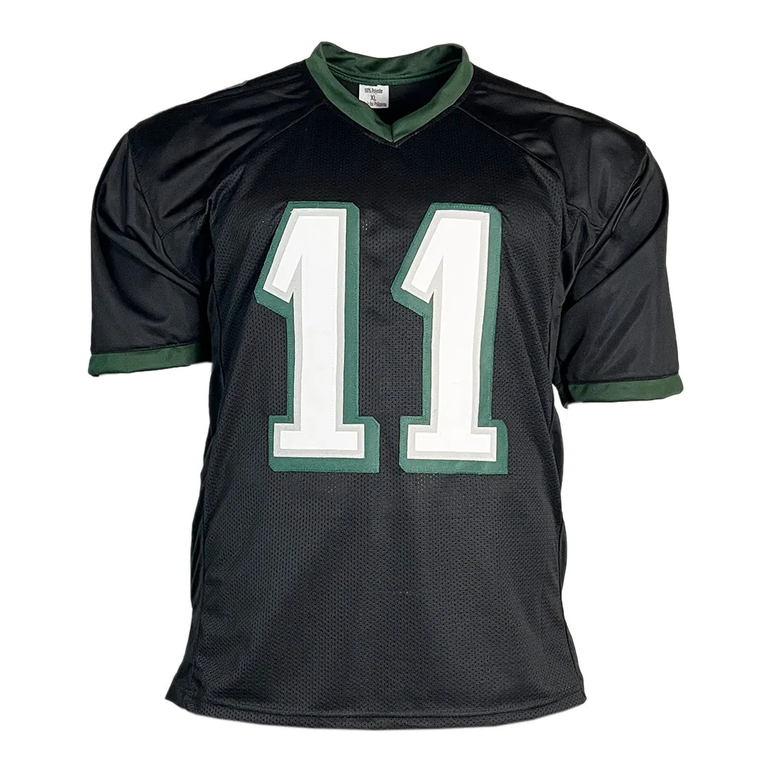 AJ Brown Signed Philadelphia Black Football Jersey (Beckett)