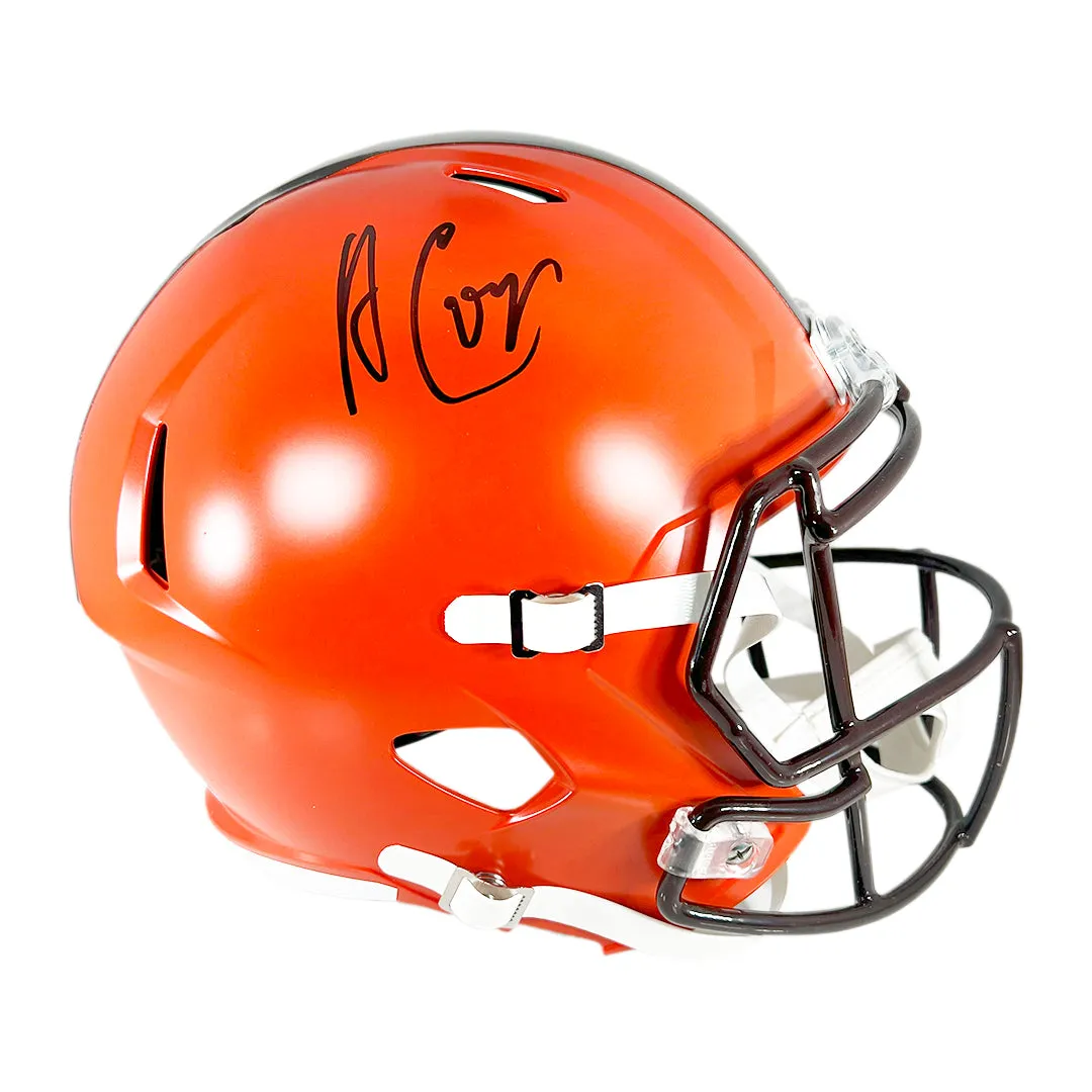 Amari Cooper Signed Cleveland Browns Speed Full-Size Replica Football Helmet (Beckett)