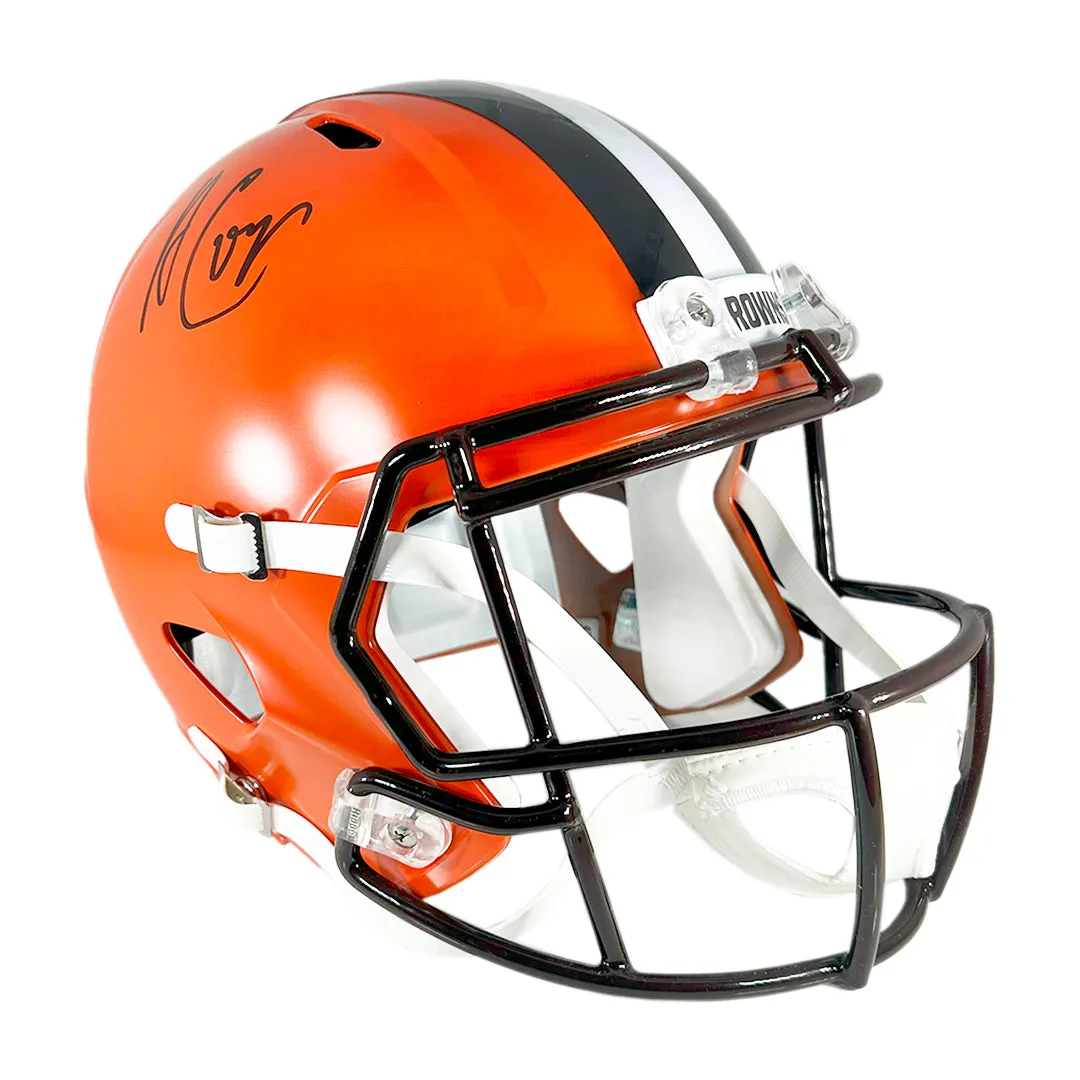 Amari Cooper Signed Cleveland Browns Speed Full-Size Replica Football Helmet (Beckett)