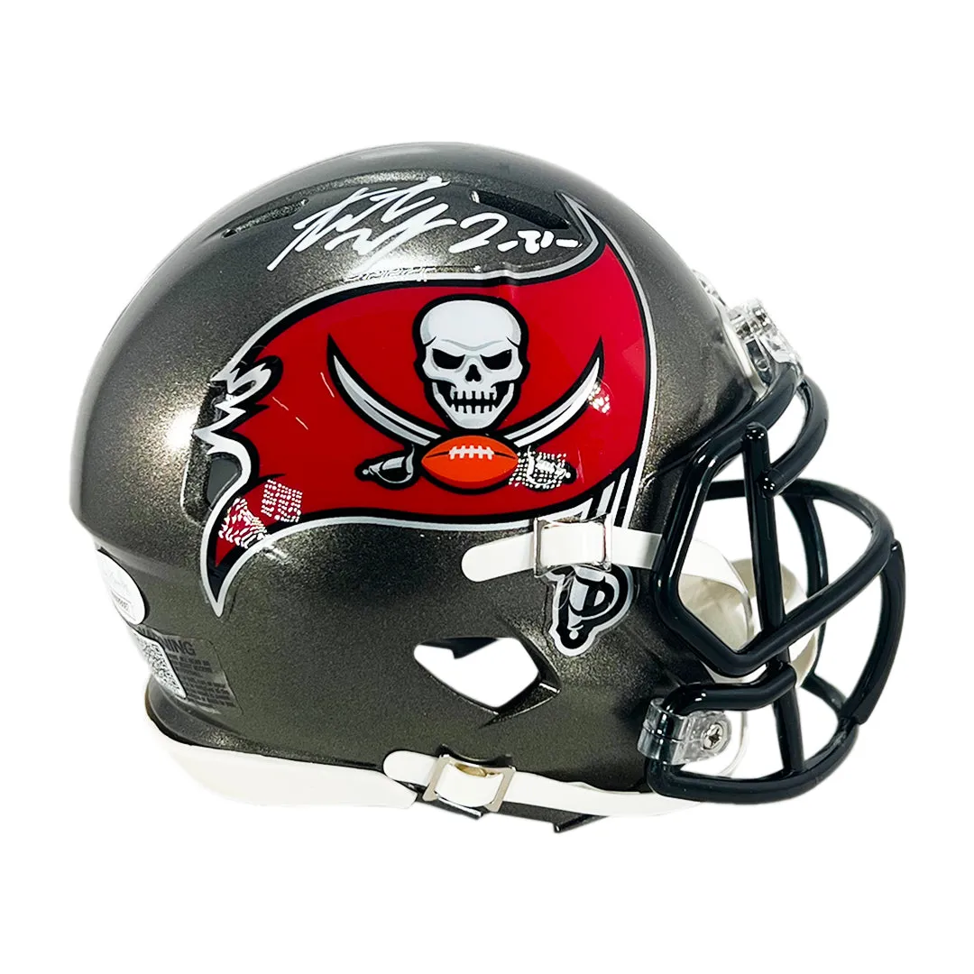 Antoine Winfield Jr Signed Tampa Bay Buccaneers Speed Mini Football Helmet (JSA)