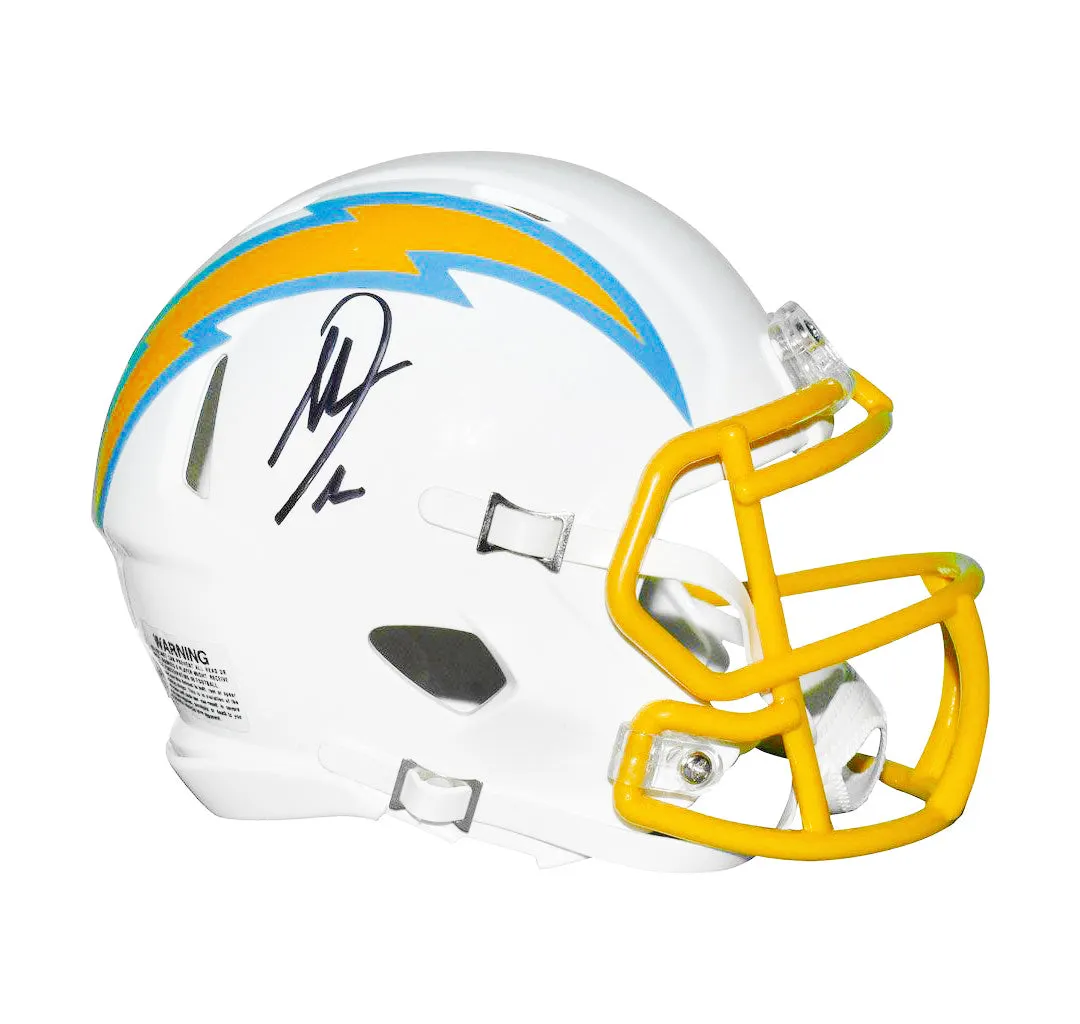 Antonio Gates Signed San Diego Chargers Speed Mini White Football Helmet (Beckett)