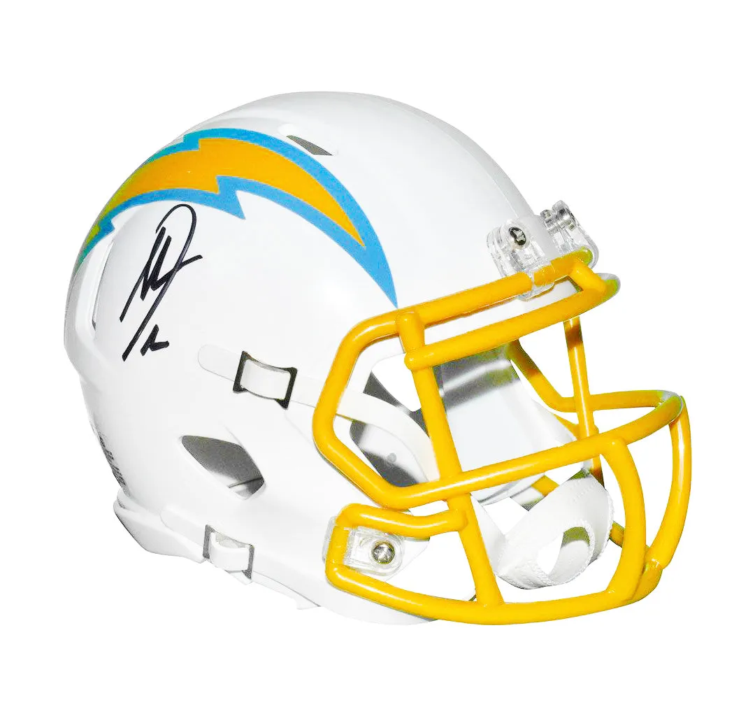 Antonio Gates Signed San Diego Chargers Speed Mini White Football Helmet (Beckett)