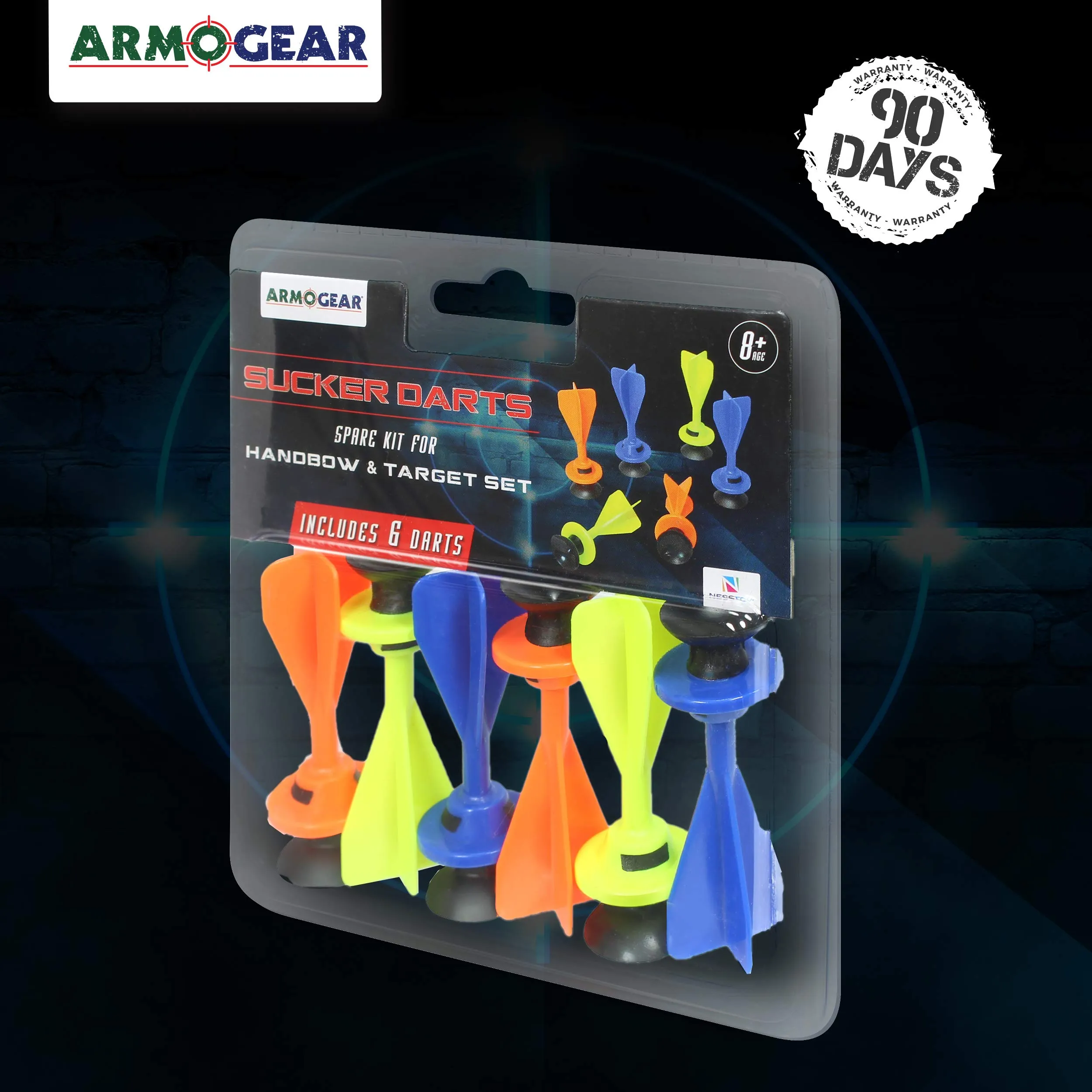 ArmoGear Replacement Arrows Kids Archery Bow & Arrow Set  Includes 6 Safe & Sturdy Darts