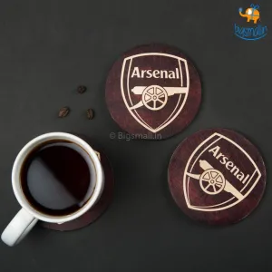 Arsenal Wooden Coasters - Set of 4