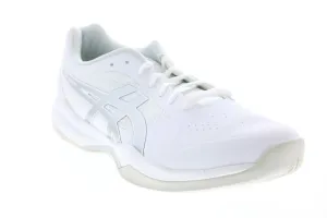 Asics Gel-Game 1041A042 Mens White Synthetic Athletic Cross Training Shoes