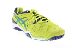 Asics Gel Resolution E500Y Mens Yellow Athletic Cross Training Shoes