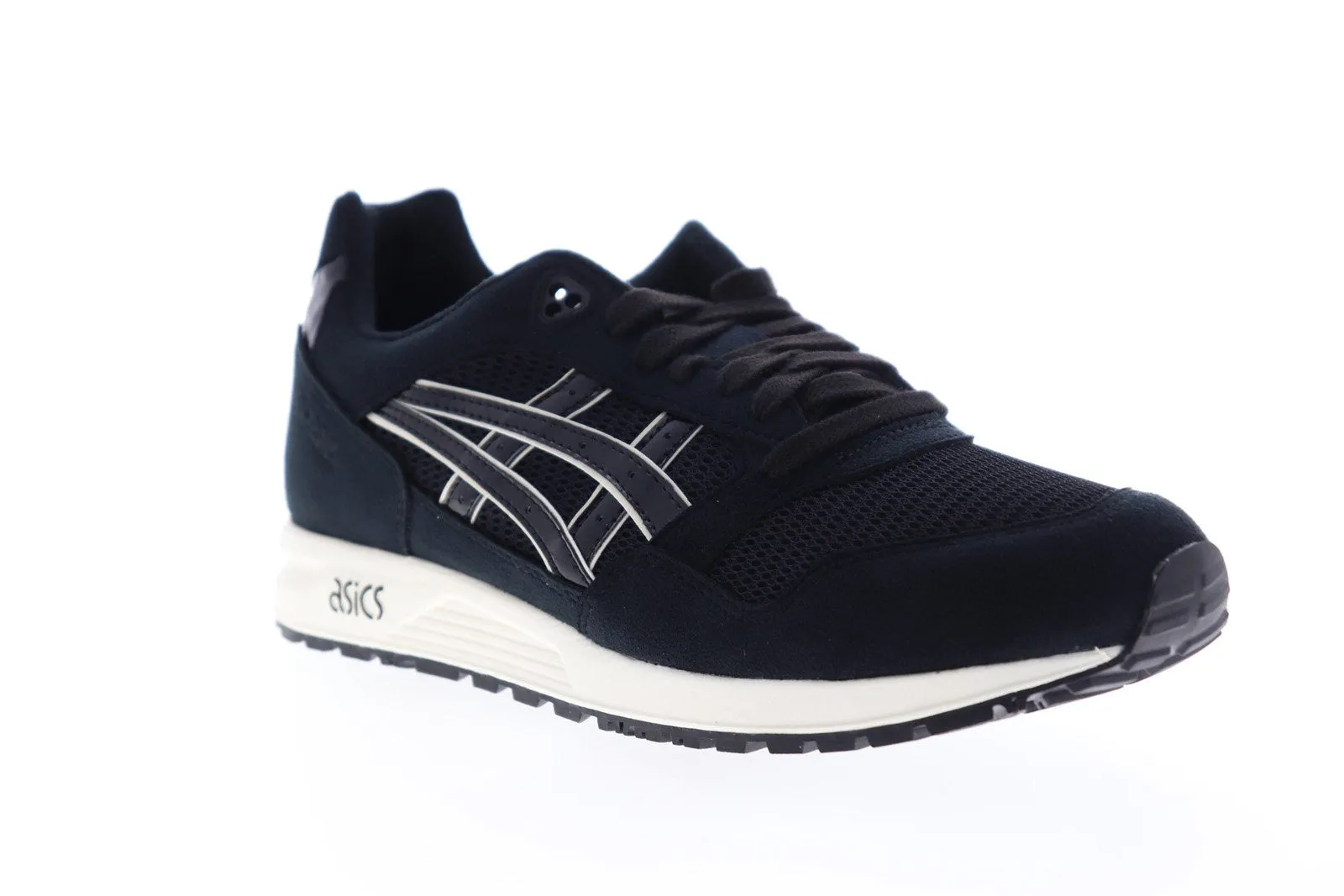 Asics Gel Saga 1191A125-001 Mens Black Mesh Low Top Lifestyle Sneakers Shoes