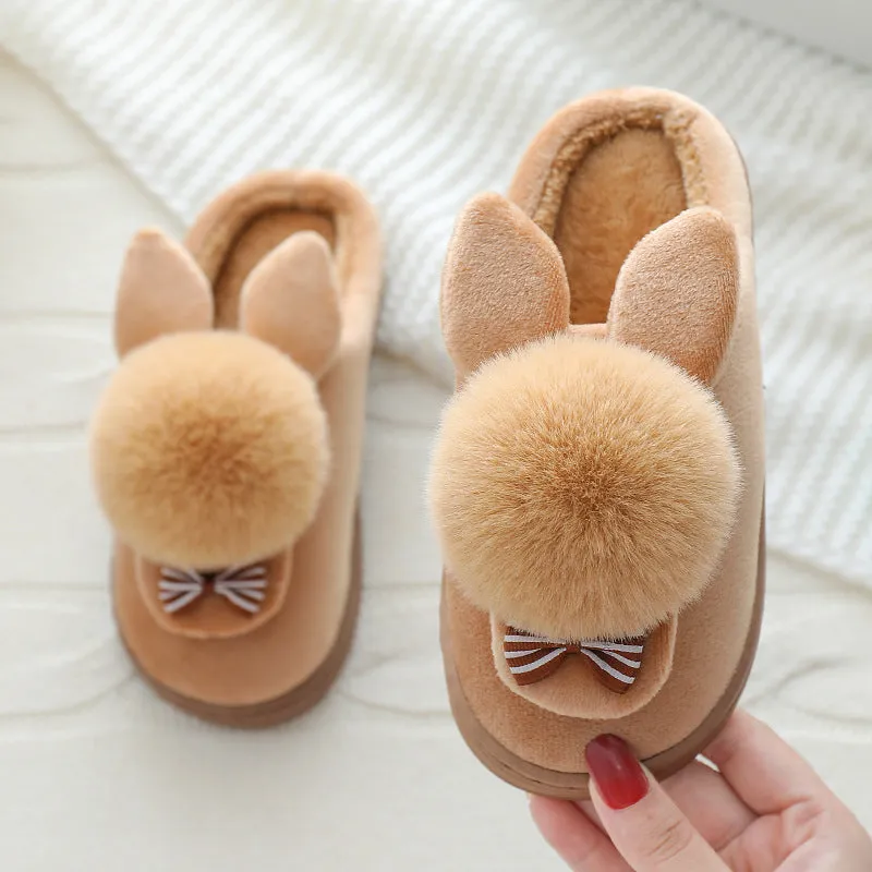 Autumn And Winter Boys And Girls Baby Cartoon Plush Shoes