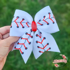 Baseball Sailor Bow