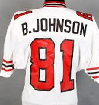 Billy White Shoes Johnson Atlanta Falcons Throwback Football Jersey