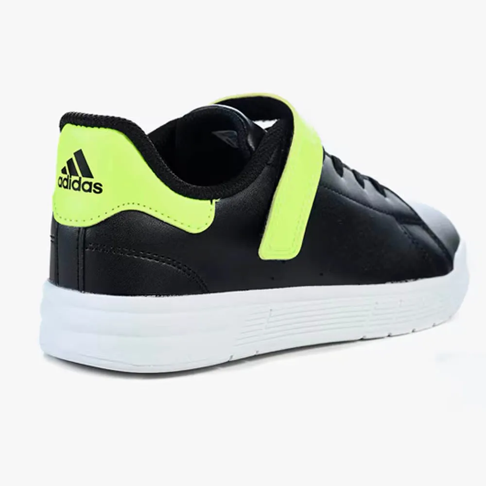 Black & White Adidas Velcro Closure Sneakers