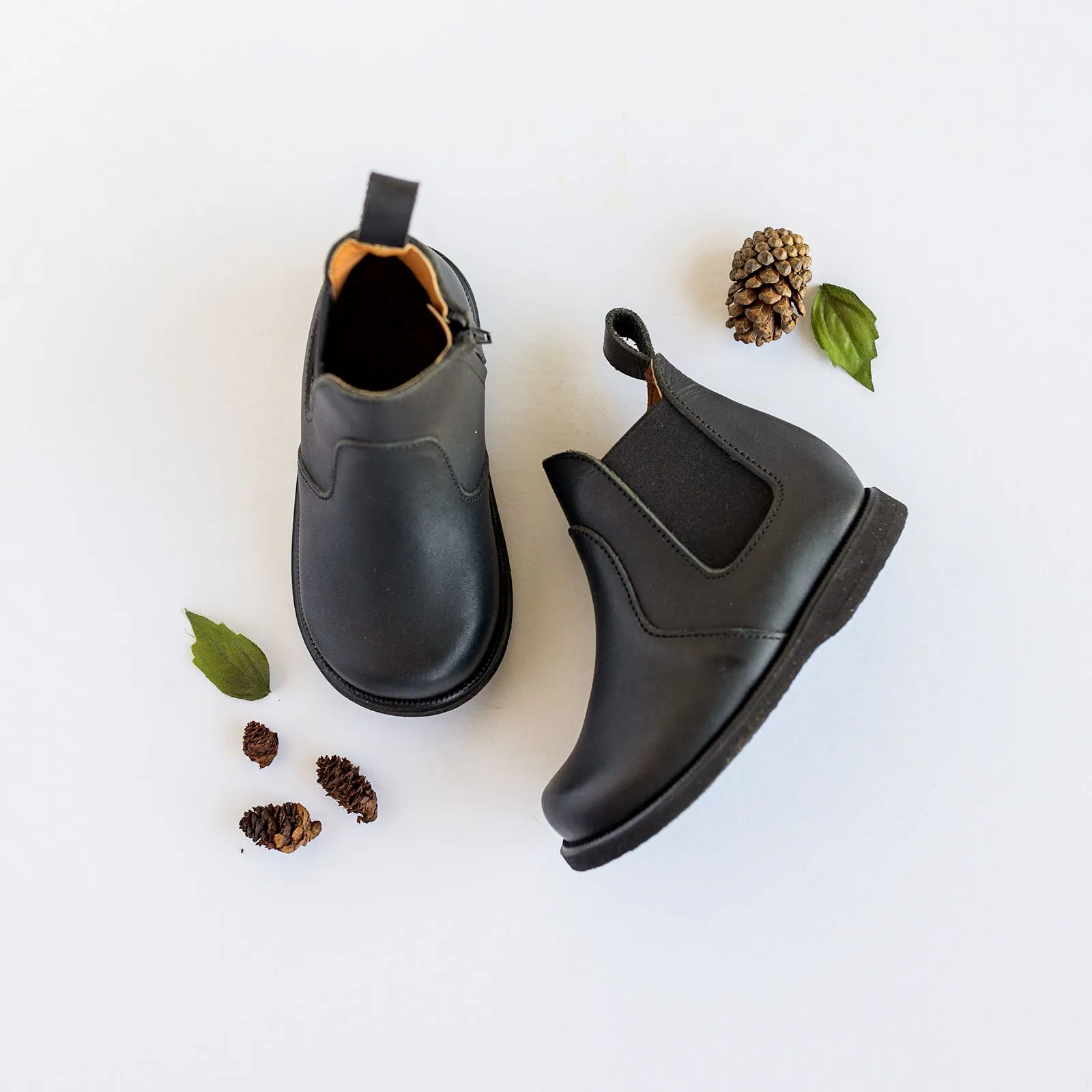 Black Viajero {Children's Leather Boots}