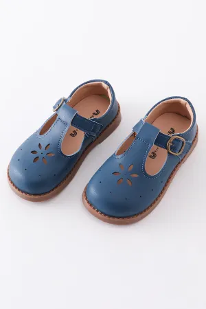 Blue vintage appleseed mary jane shoes