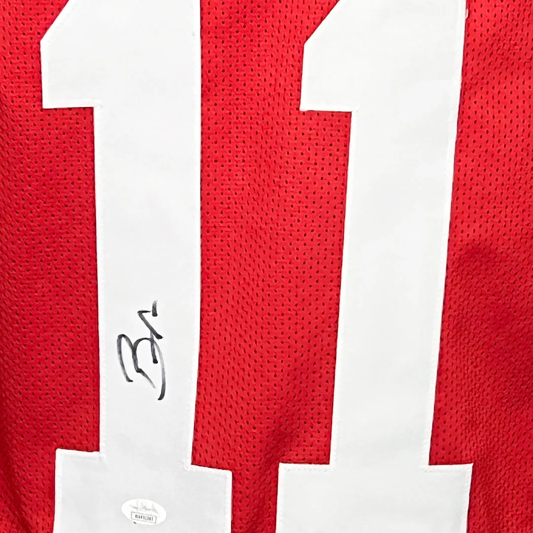 Brandon Aiyuk Signed San Francisco Red Football Jersey (Beckett)