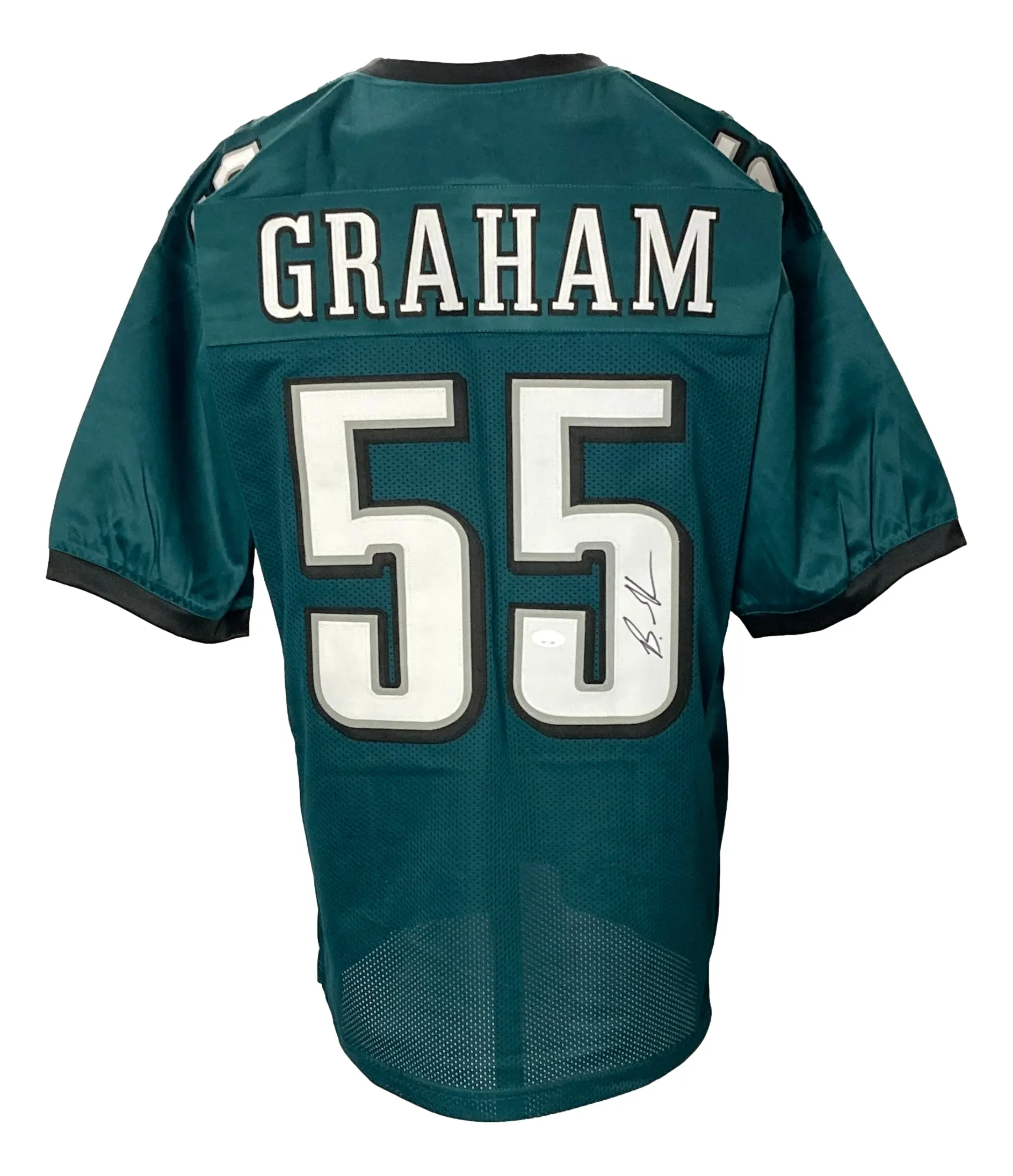 Brandon Graham Philadelphia Signed Green Football Jersey JSA ITP