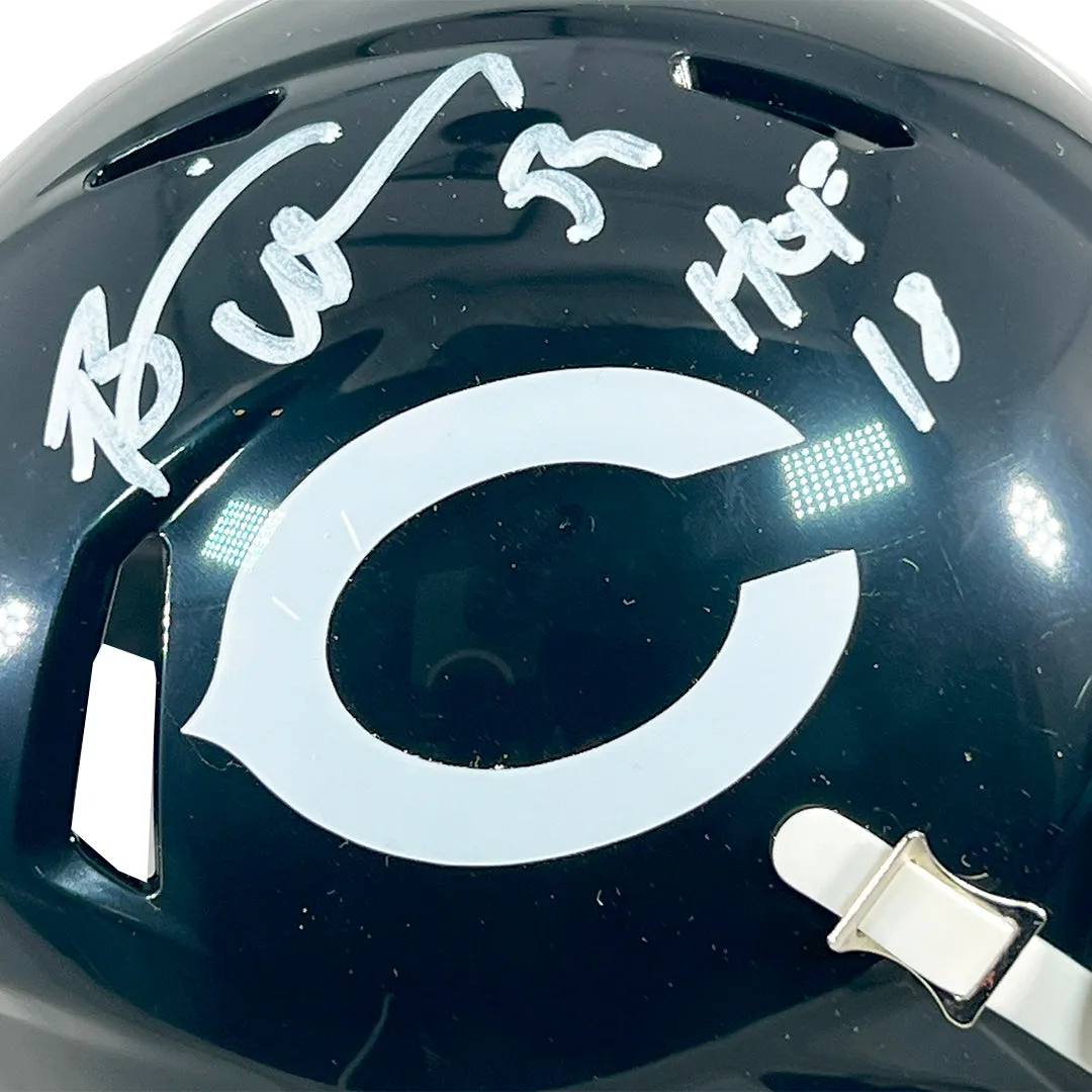 Brian Urlacher Signed Chicago Bears Throwback 62-73 Speed Mini Football Helmet (Beckett)