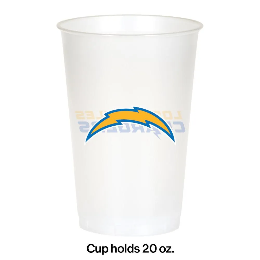 Bulk Los Angeles Chargers 20 oz Plastic Cups (96 per Case)