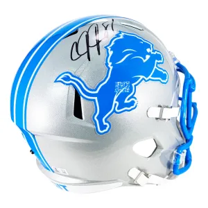 Calvin Johnson Signed Detroit Lions Full-Size Speed Replica Football Helmet (Beckett)