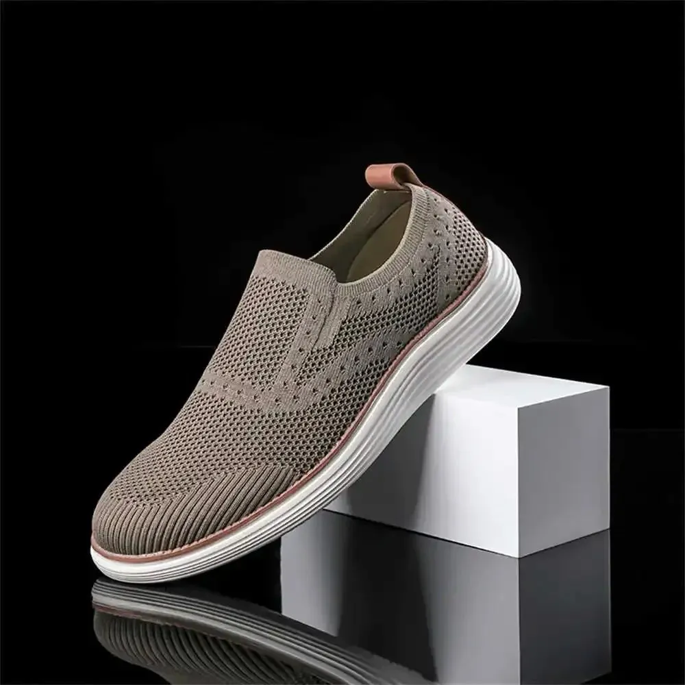 Casual Men's Sneakers with White Sole Large Size 40 for Outdoor Sports Fashionable Krasovki Loafers