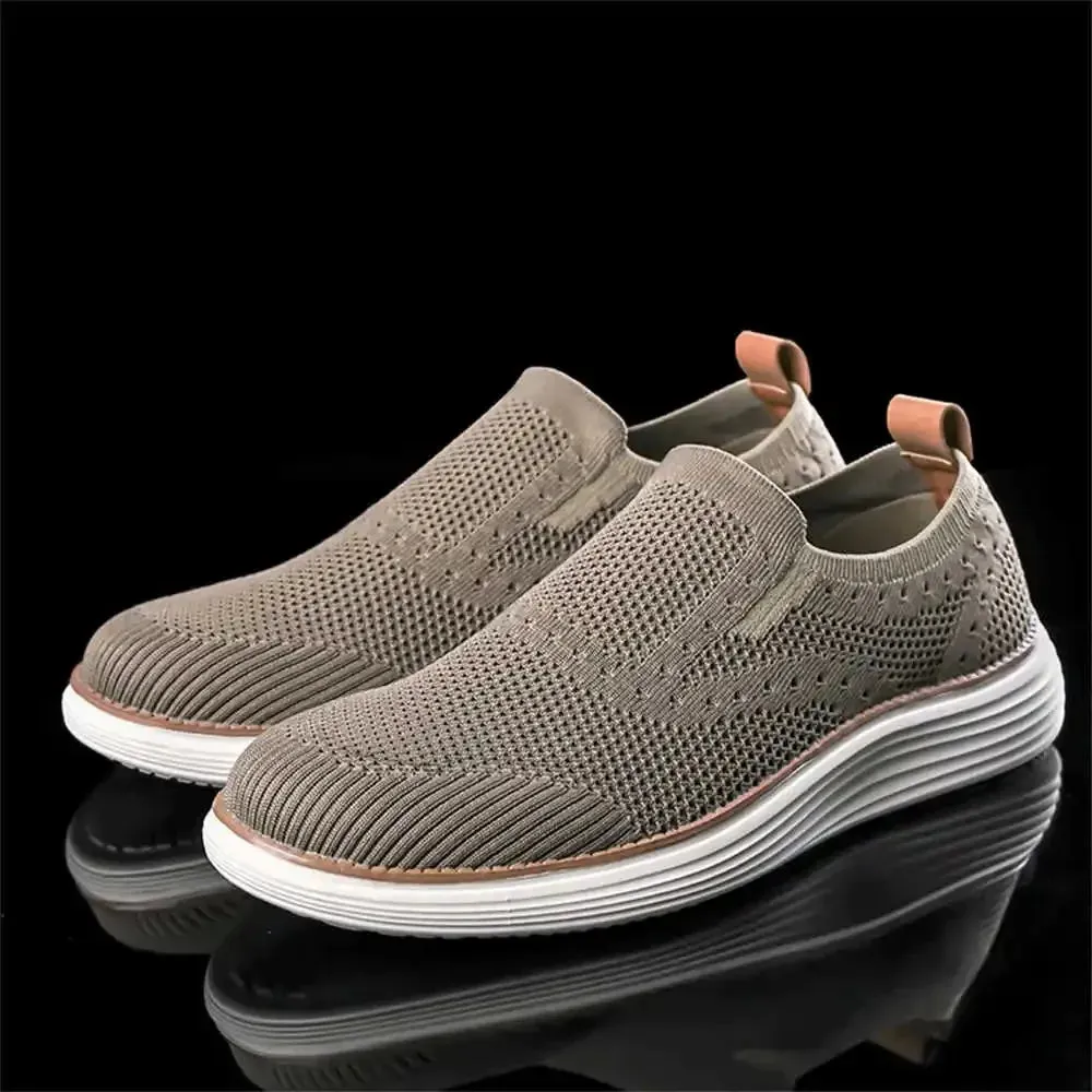 Casual Men's Sneakers with White Sole Large Size 40 for Outdoor Sports Fashionable Krasovki Loafers