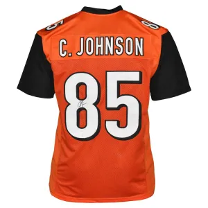 Chad Johnson Signed Cincinnati Orange Football Jersey (Beckett)