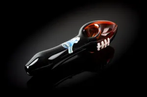 Chameleon Glass Even Stack Left Turbo Smash Football Hand Pipe